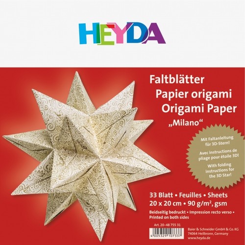 Faltblätter set 20x20 - faltblätter,