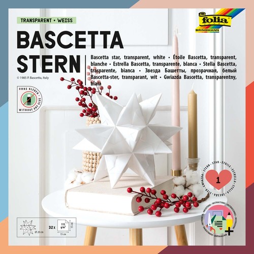 Folia bascetta stern 15x15cm - bascetta,