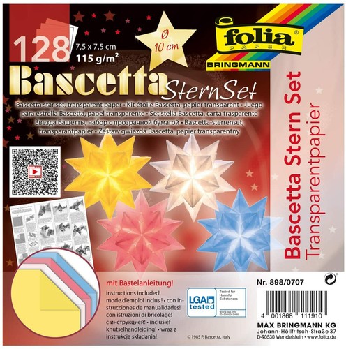 Folia faltblätter bascetta - faltblätter,