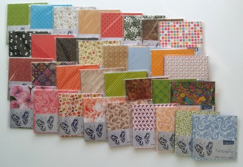 Sets faltpapier - 8,