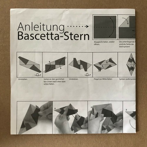 Bascetta stern basteln - basteln, |