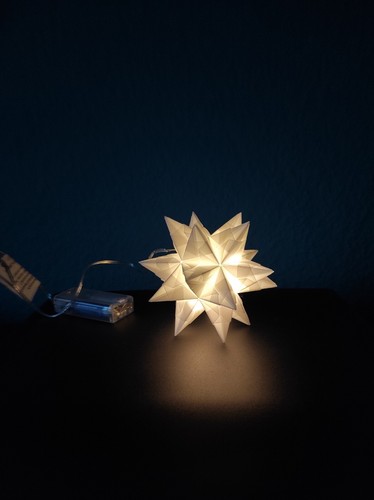 Weißer bascetta origami - weißer, bascetta/origami-stern